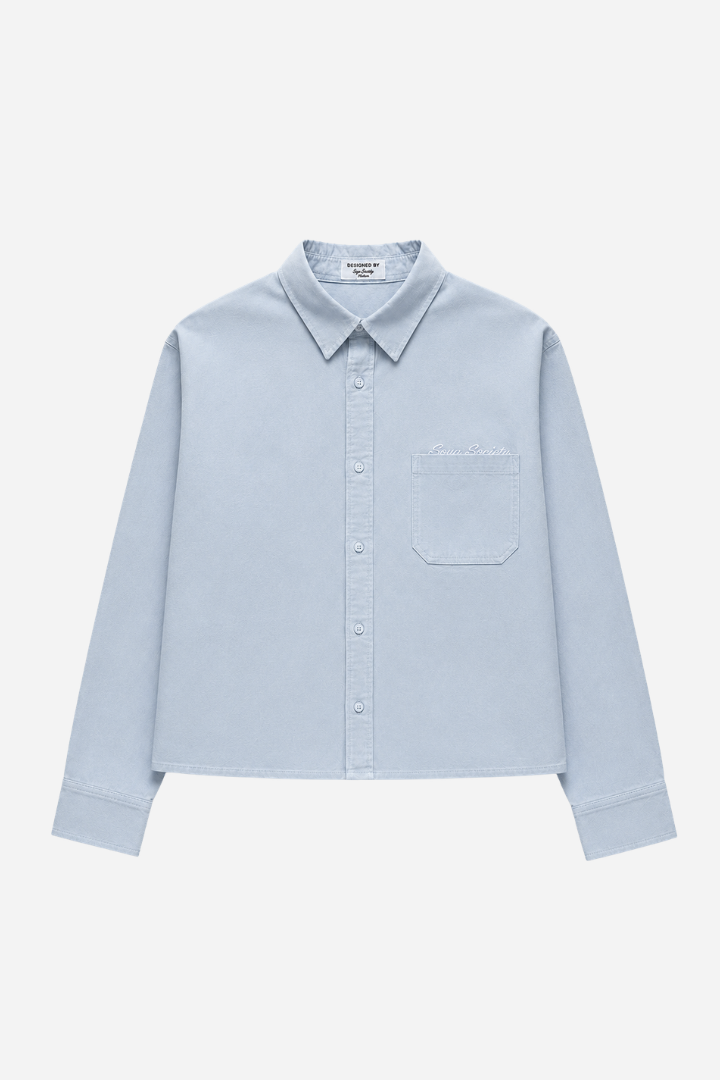 oxford boxy shirt