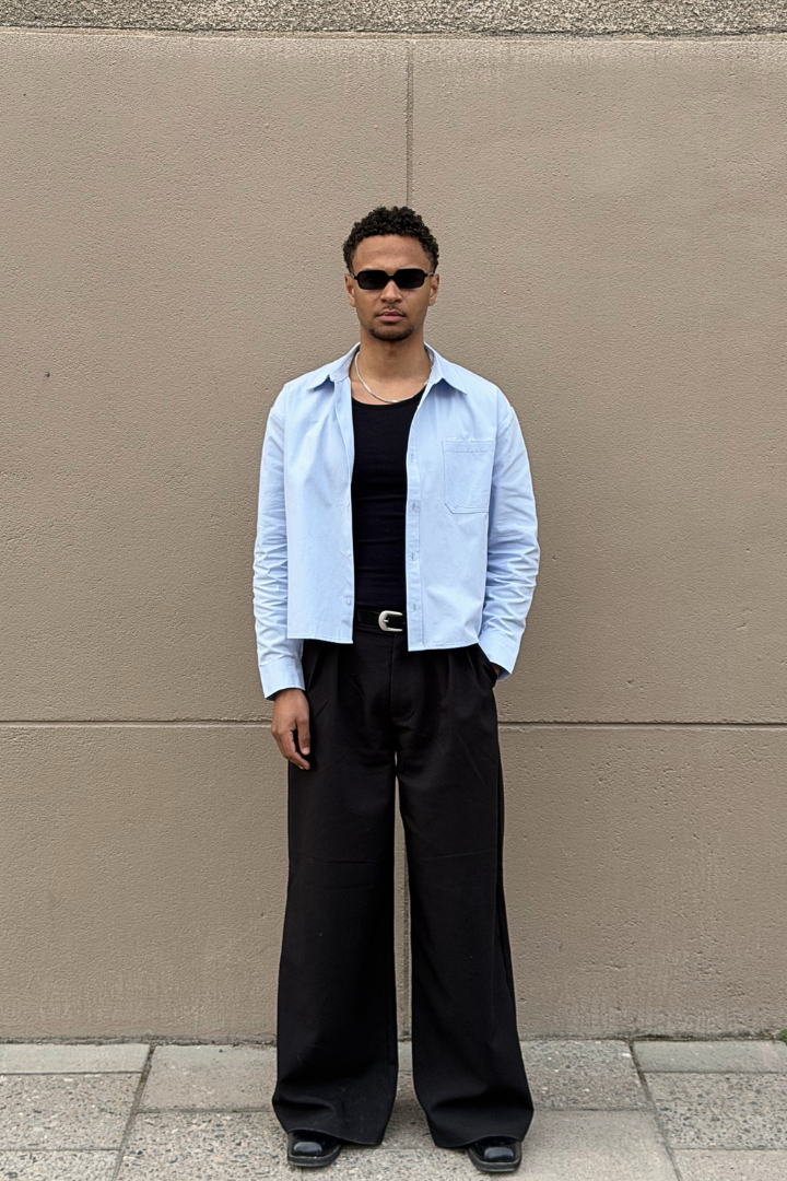 oxford boxy shirt