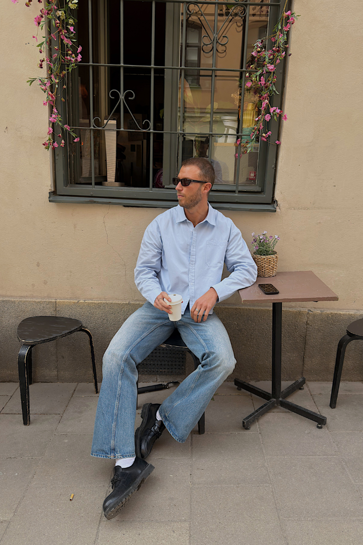 oxford boxy shirt